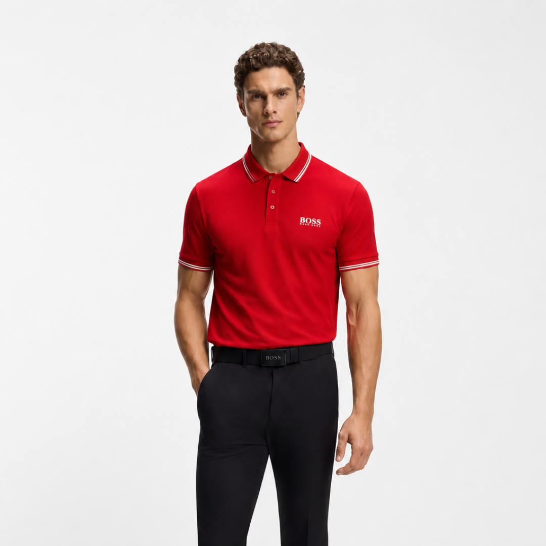 2 Hugo Boss Summer Polos + Free Watch – One Price Only